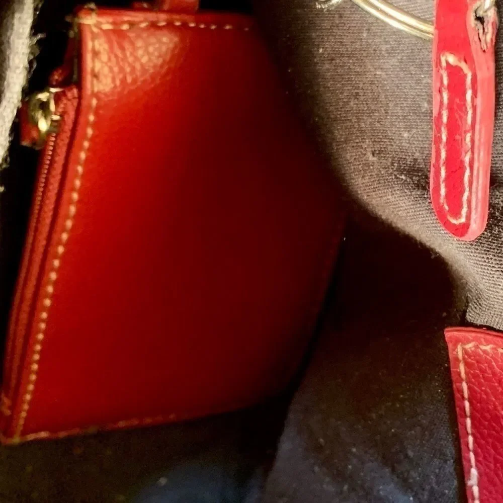 Red Croft and Barrow Soho Bag + Bonus Wallet
